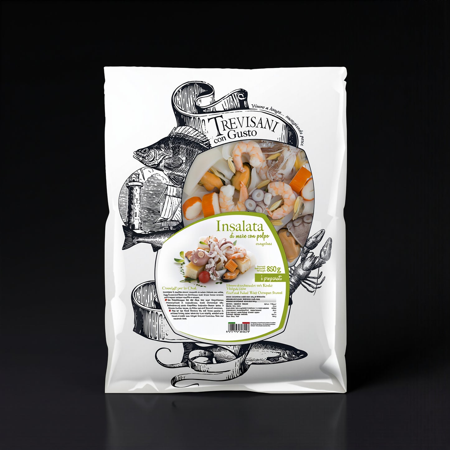 Insalata di Mare con Polpo – Meeresfrüchte Salat von Pietro Trevisani, Premium Qualität – shrimpshop.ch