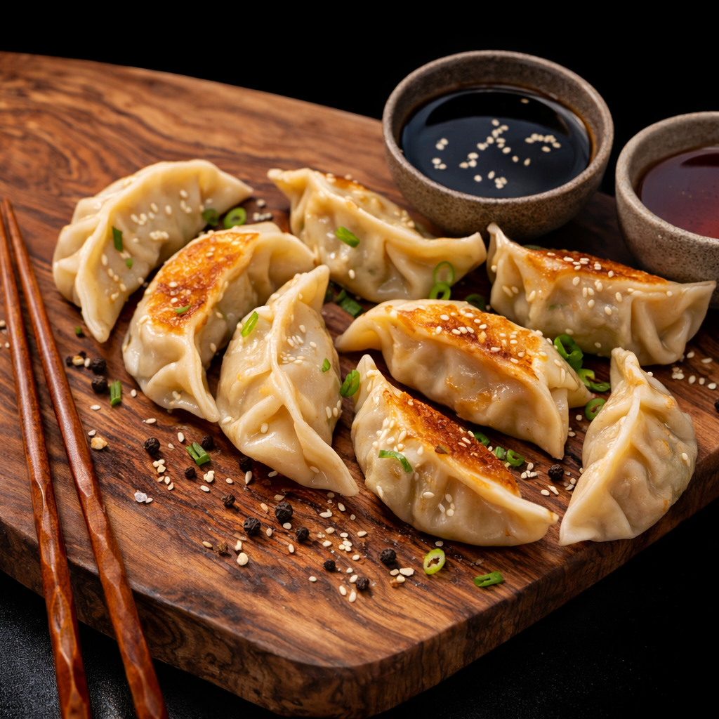 Gyoza Chicken – Japanische Teigtaschen mit Poulet – shrimpshop.ch