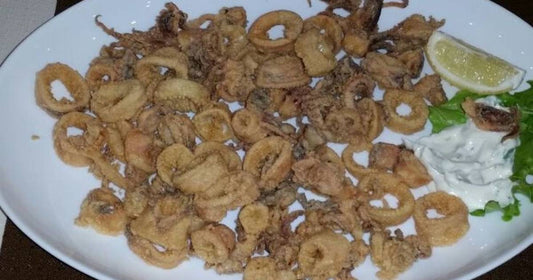 Gebackene Calamari