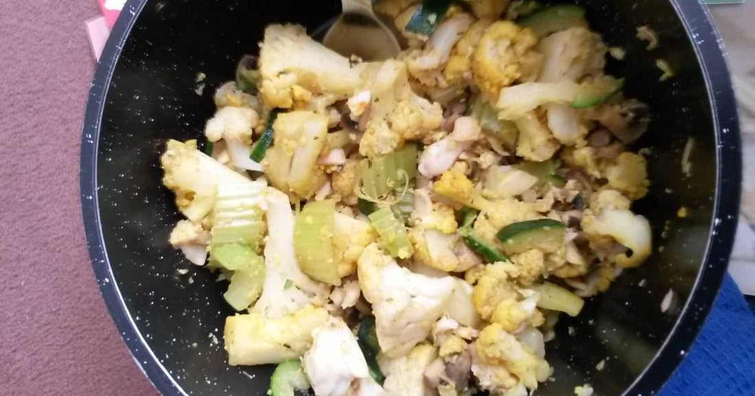 Gedünstetes Dorschfilet mit scharfem Gemüseallerlei und Kernöl
