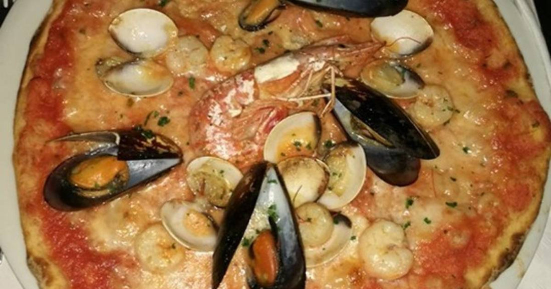 Pizza alle vongole (Pizza mit Muscheln)