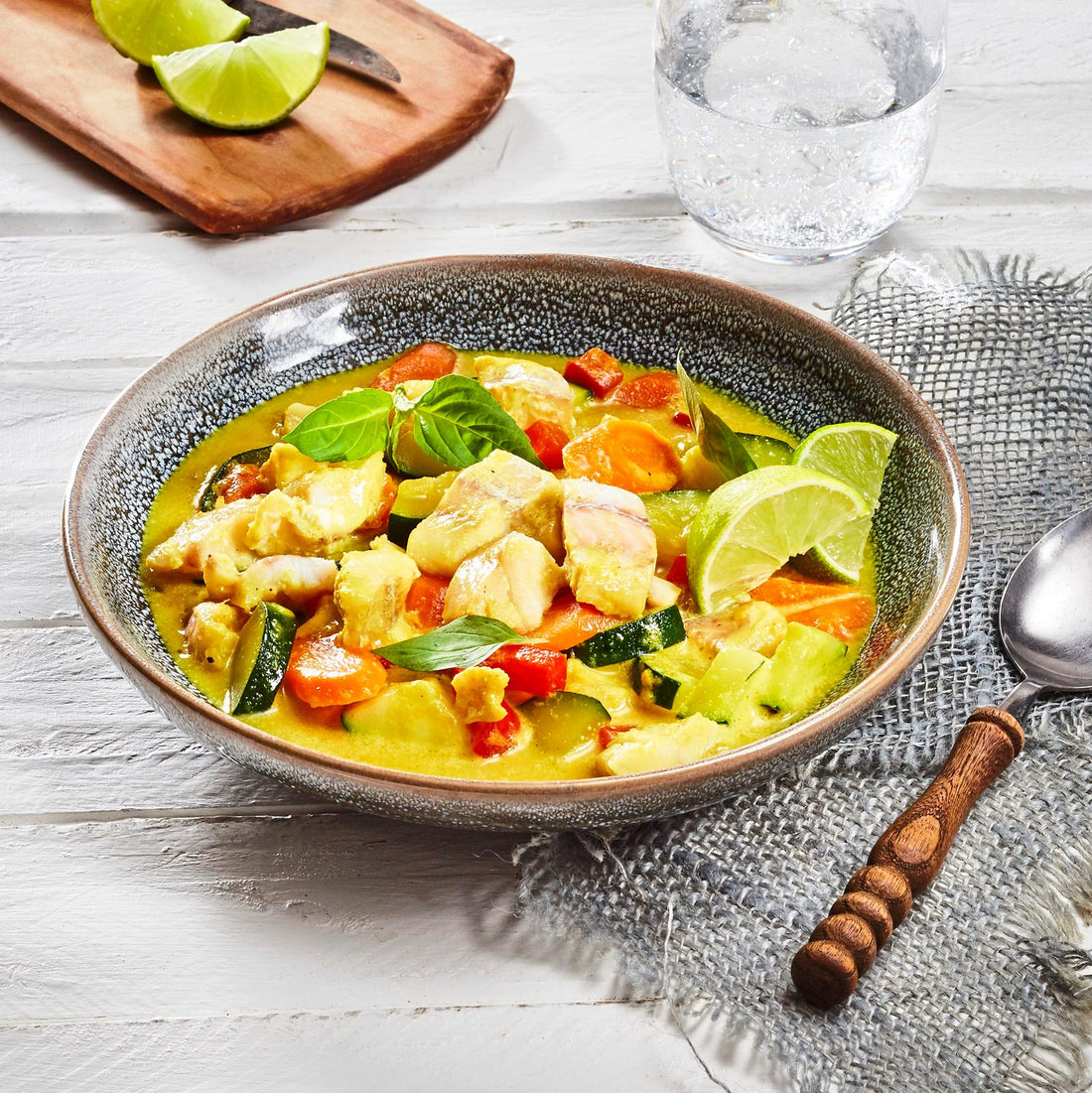 Feines Fisch-Gemüse-Curry