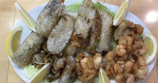 Frittierte Shrimps