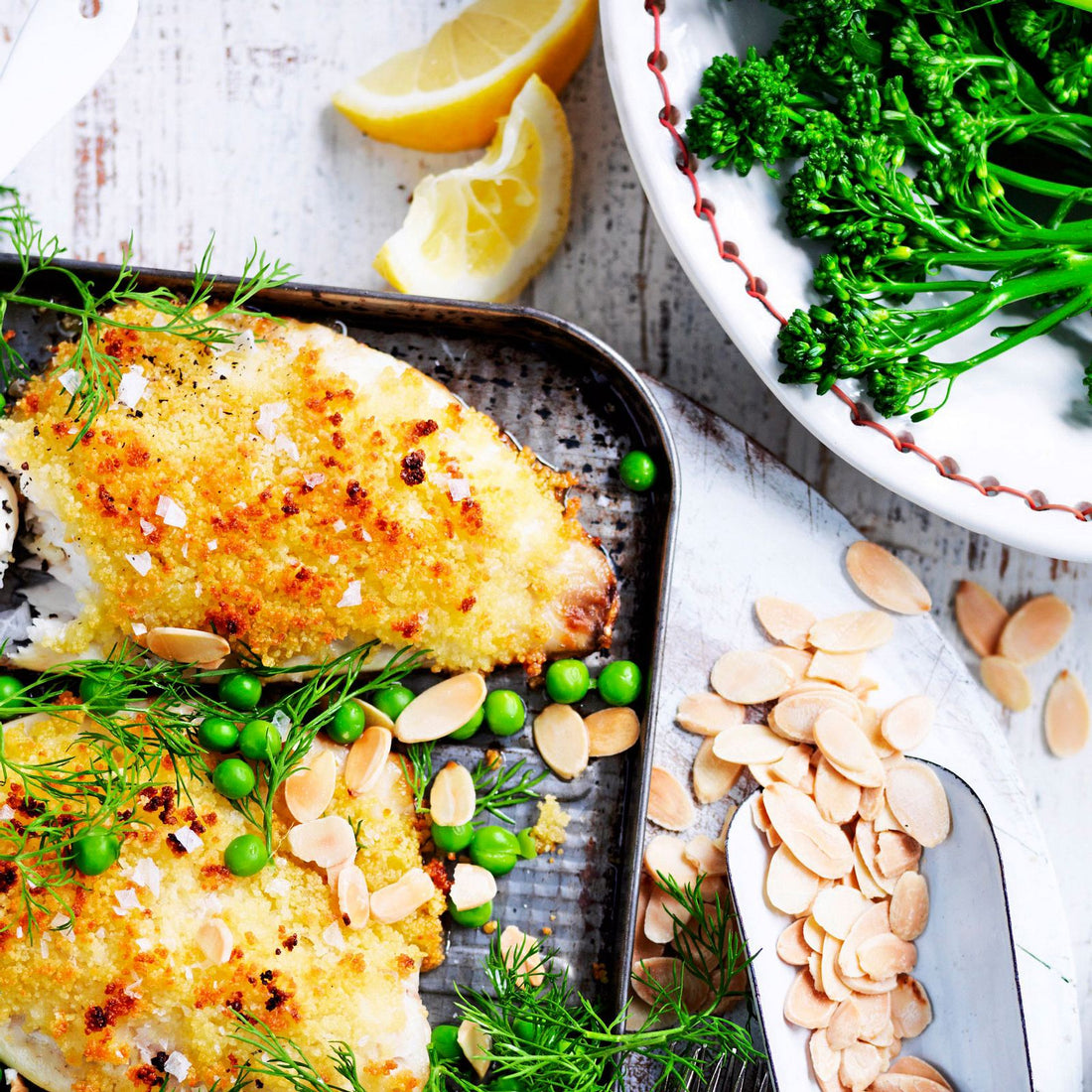 Kabeljau mit Couscous-Haube