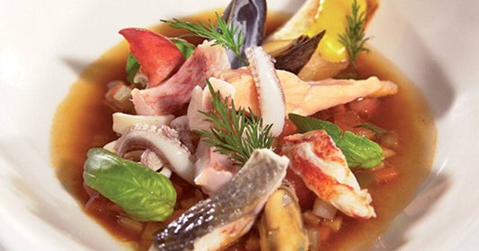 Fischsuppe mit Safran-Rouille