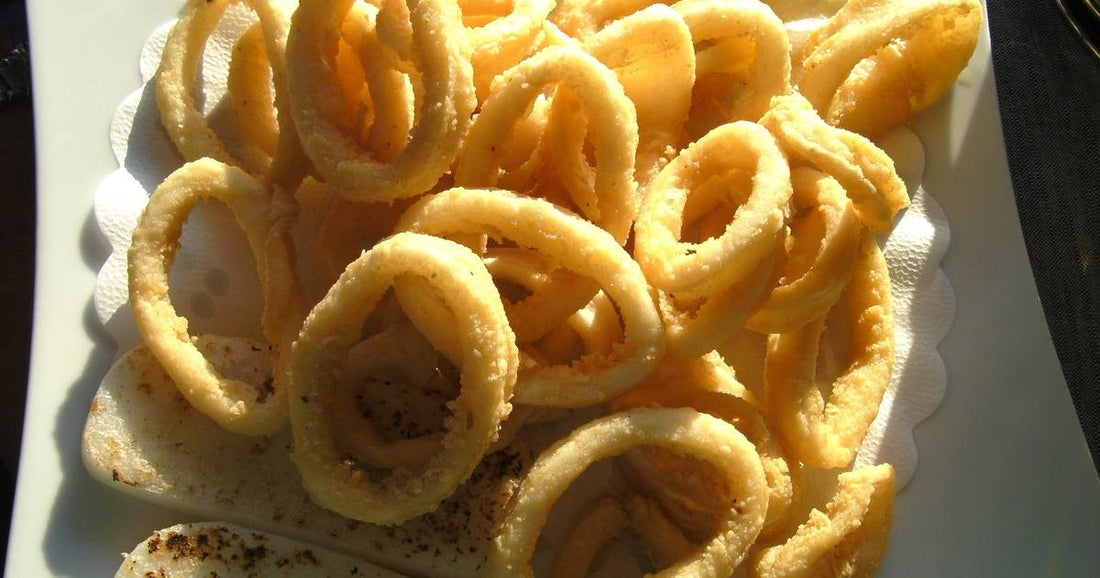 Calamari fritti mit Polenatschnitten
