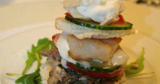 Fisch Tramezzini Türmchen