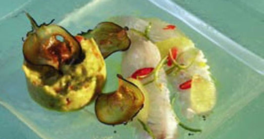 Ceviche vom Zander mit Guacamole
