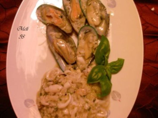 Fisch: Meeresfrüchte Risotto