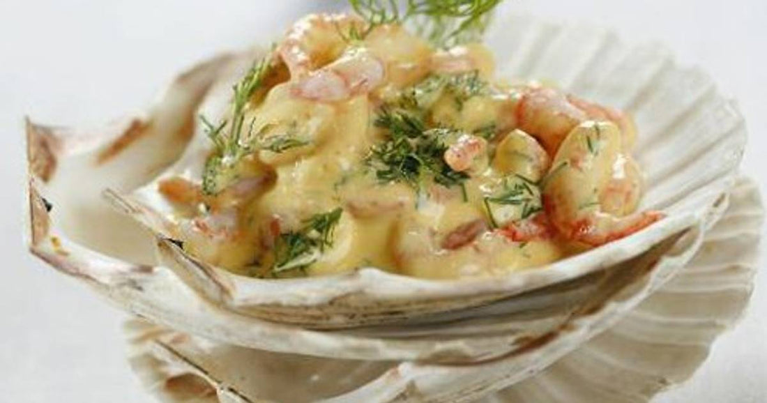 Shrimpscocktail in Joghurt-Mango-Sauce