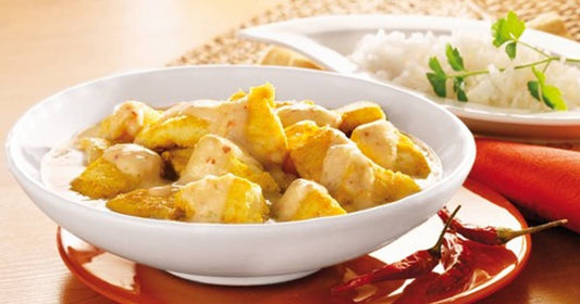 Pangasius in Gewürz-Joghurtsauce