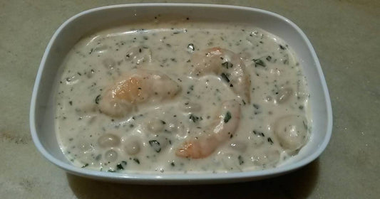 Garnelen-Bohnen-Salat