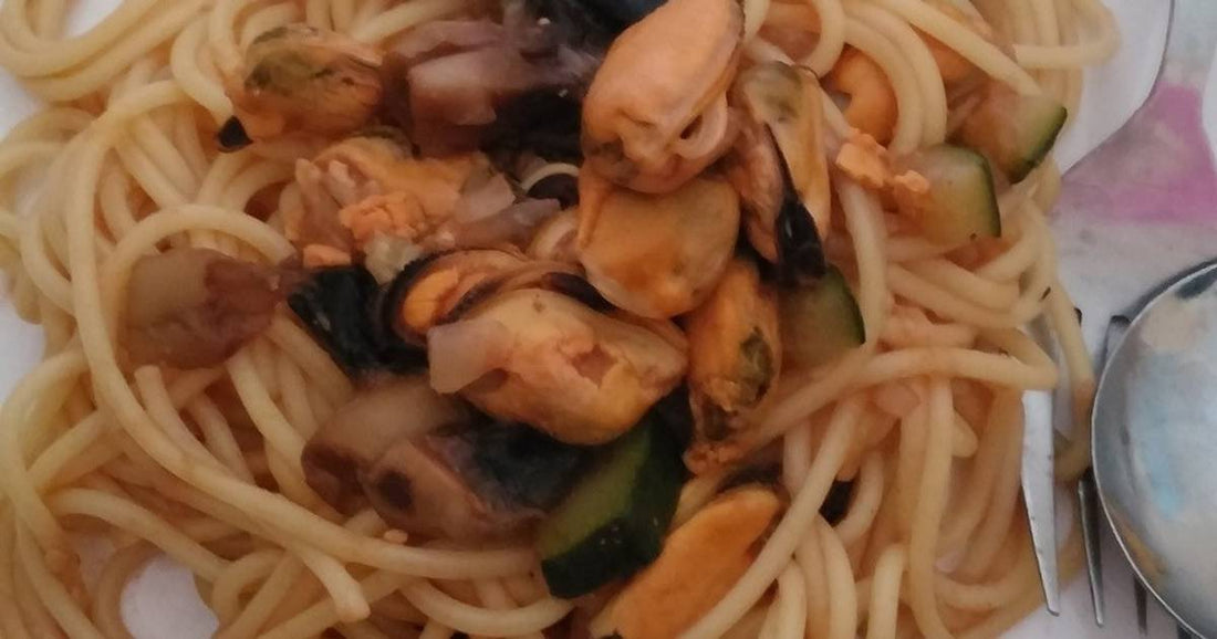 Spaghetti mit Muscheln