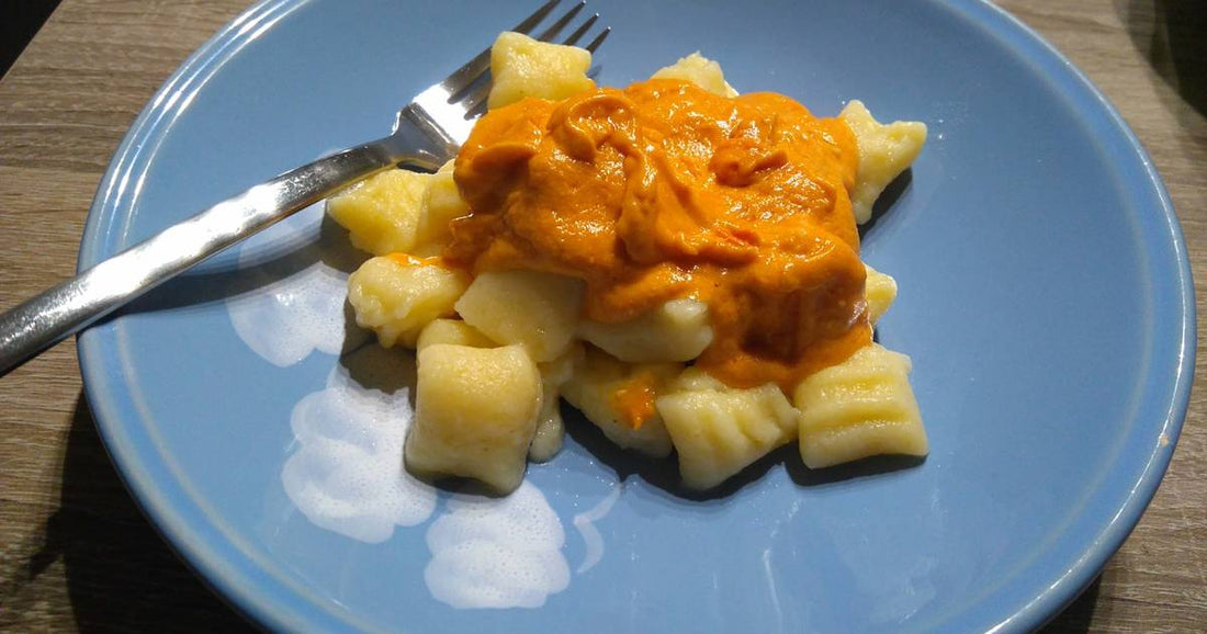 Gnocchi mit scharfer Shrimps-Soße