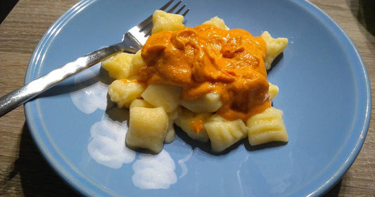 Gnocchi mit scharfer Shrimps-Soße
