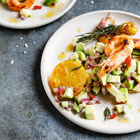 Avocadotatar mit Garnelen