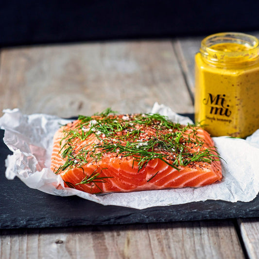 Gebeizter Aquavit-Lachs