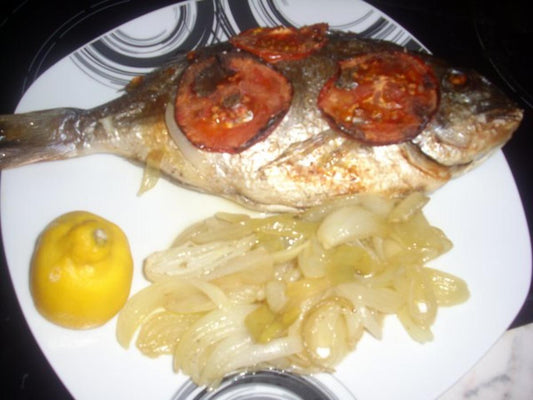 Dorade aus dem Ofen
