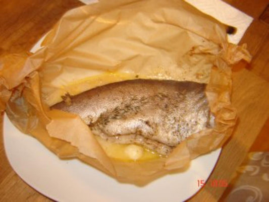 Forelle im Päckchen