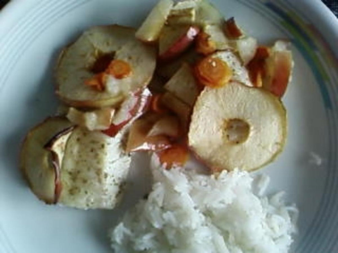 Kabeljau mit Apfel