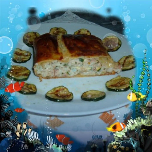 Blätterteig : Reis Thunfisch Rolle