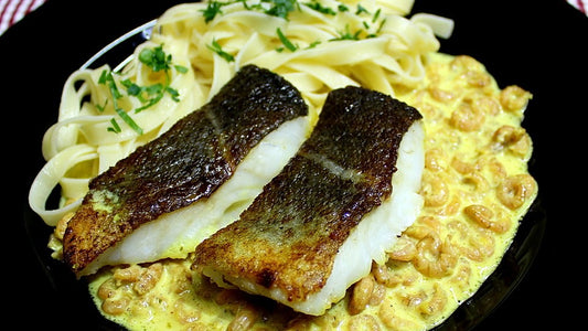 Skrei an Krabbensoße von Gerdler