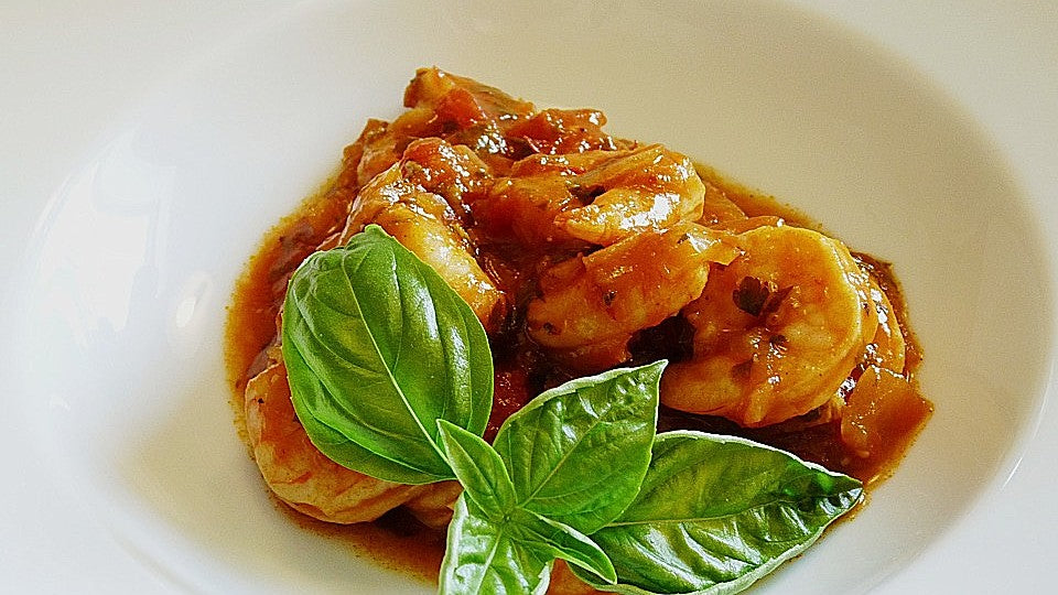 Garnelen in scharfer Tomatensauce von glenlivet