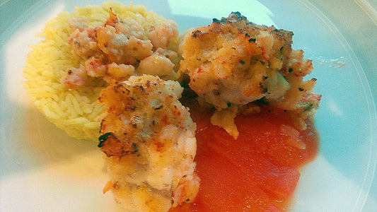 Seeteufel unter der Flusskrebskruste mit gebratenem Fenchel von ARauscher
