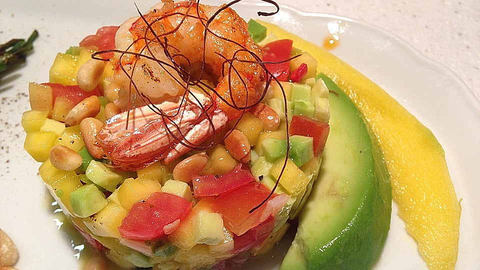 Avocado-Mango Salsa mit Garnelen von ars_vivendi