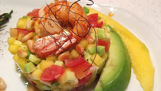 Avocado-Mango Salsa mit Garnelen von ars_vivendi