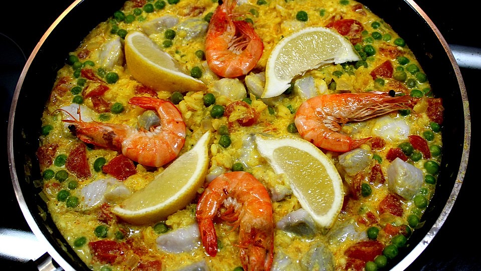Cremige Fisch-Paella von Hobbykochen