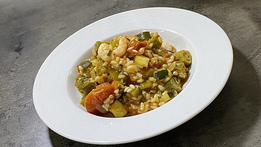 Cajun-Garnelenreis mit Okraschoten von alina212