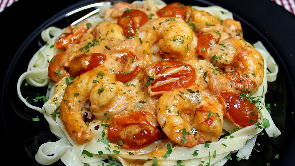 Garnelen-Tomaten-Sahne-Soße von sari_pupari