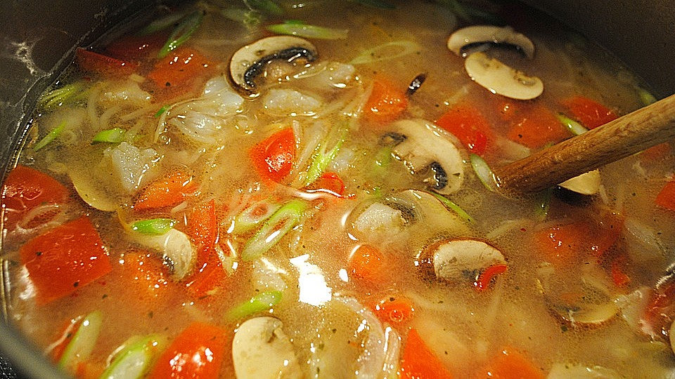 Chinesische Fischsuppe von Tickerix