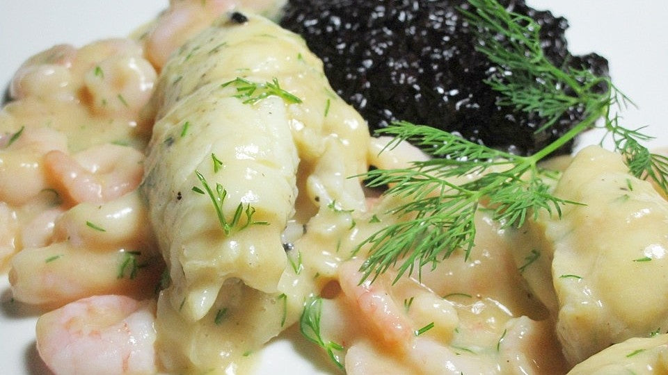 Schollenröllchen in Dill-Krabben-Sauce von Pferde63