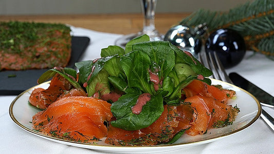 Gebeizter Lachs als Vorspeise – Fabios Festtagsmenü von Chefkoch-Video