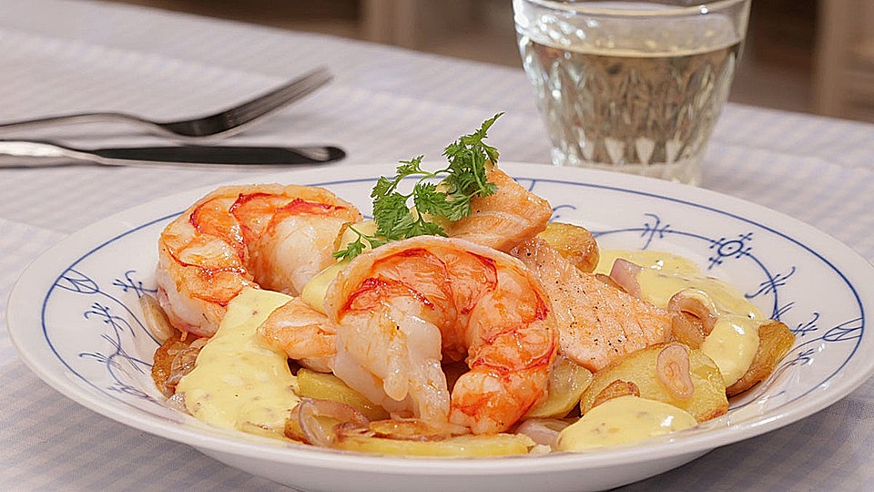 Pannfisch mit Senf-Hollandaise von Chefkoch-Video