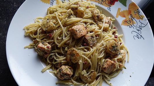 Spaghetti mit Lachs und Shrimps von coon1