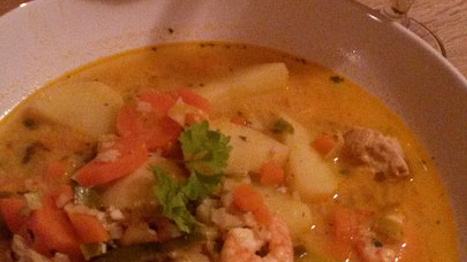 Fischsuppe auf Gemüsebett von Chief_Simon