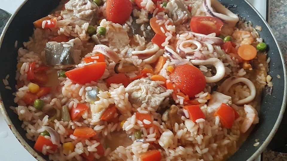 Meeresfrüchte - Paella von alina1st