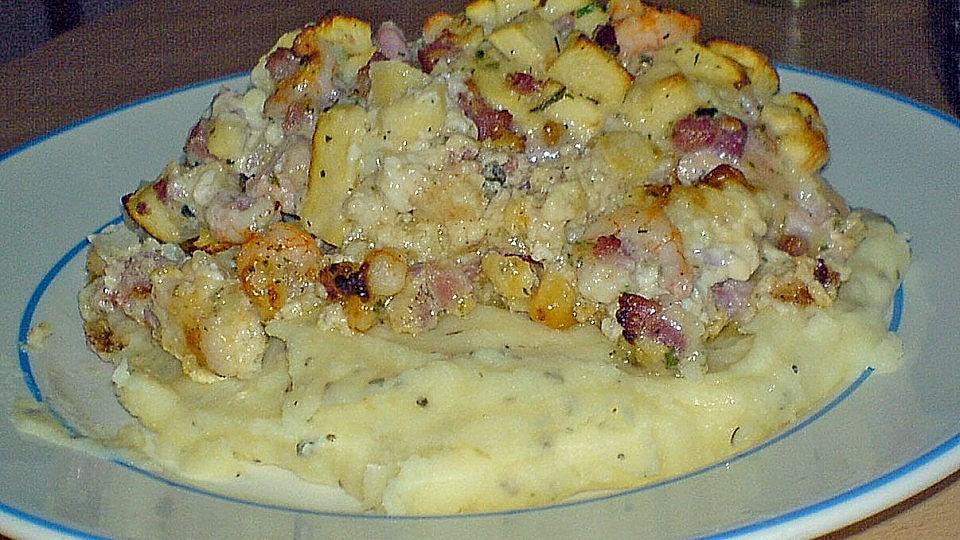 Kabeljau mit Apfel-Sahne-Haube von storia
