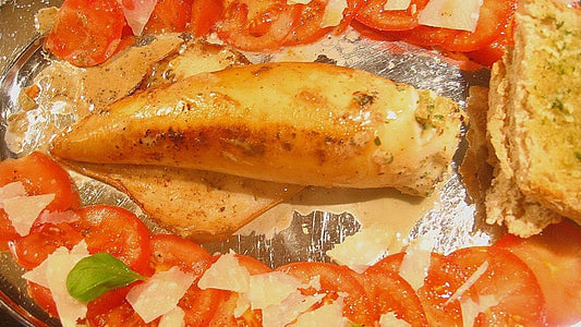 @njas gefüllter Tintenfisch mit Eismeergarnelen und Petersilie von nja1