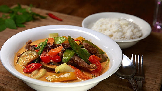 Thai-Red-Curry für mehrere Variationen von katzemurna
