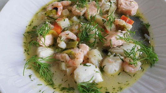 Fischsuppe mit Wurzelgemüse von Baumfrau