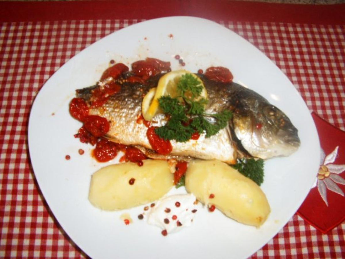 Dorade -Tomaten Päckchen