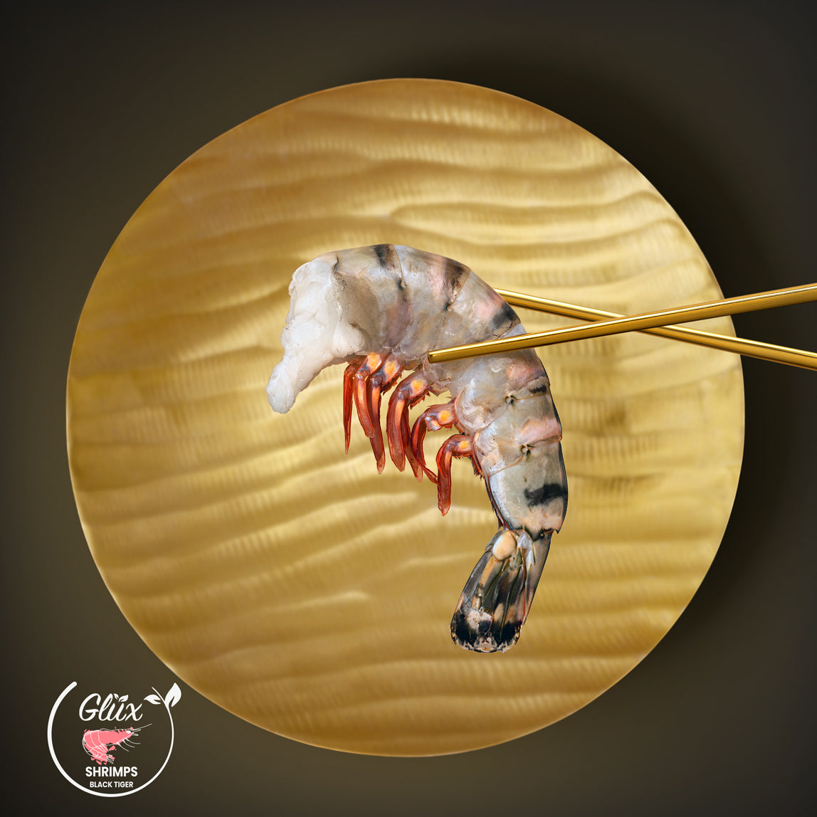Black Tiger Shrimps HLSO Easy Peel, roh, einzeln schockgefrostet (IQF) – GlüxShrimps