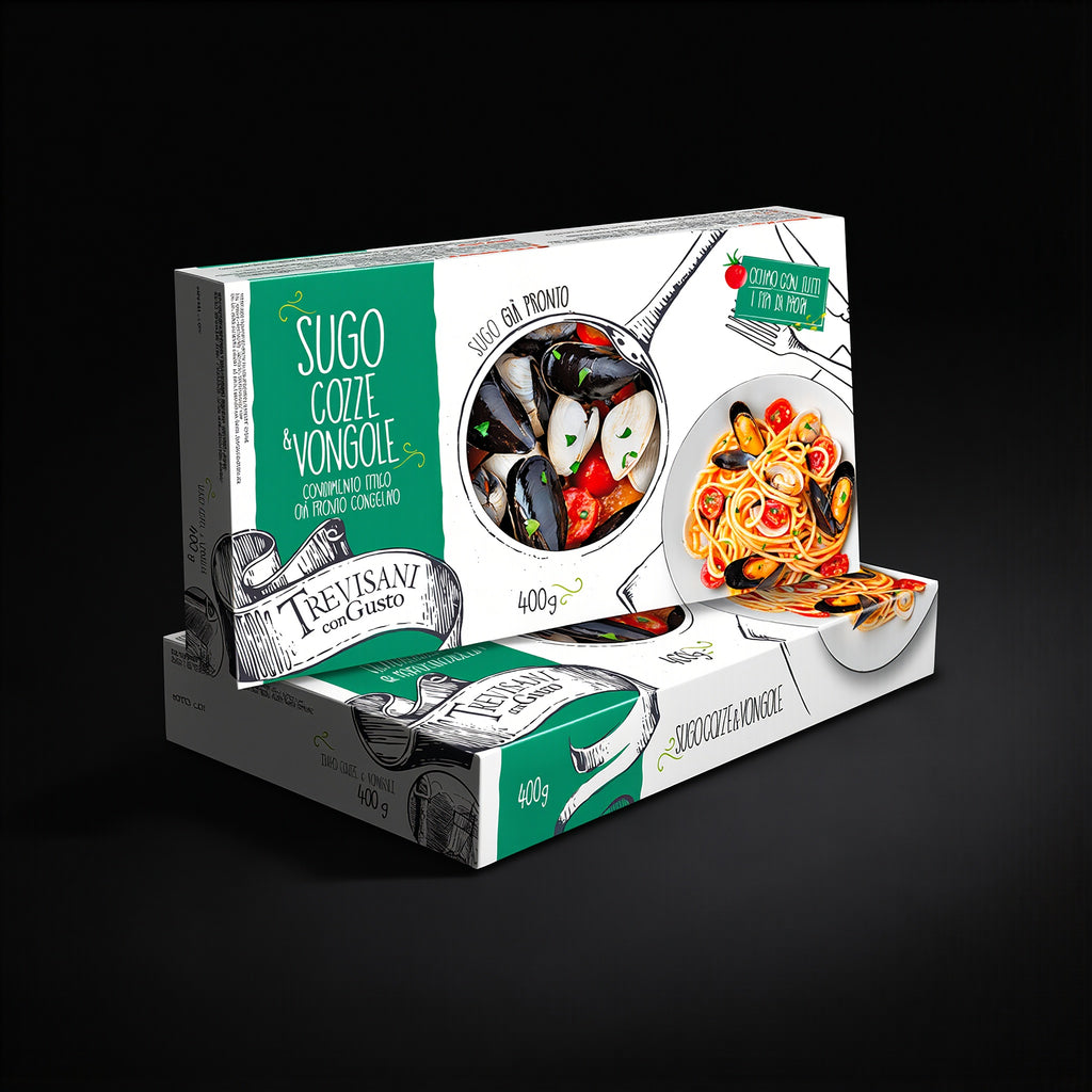 Sugo Cozze e Vongole – Pfahlmuschel & Venusmuschel Sauce von Pietro Trevisani | Premium Qualität