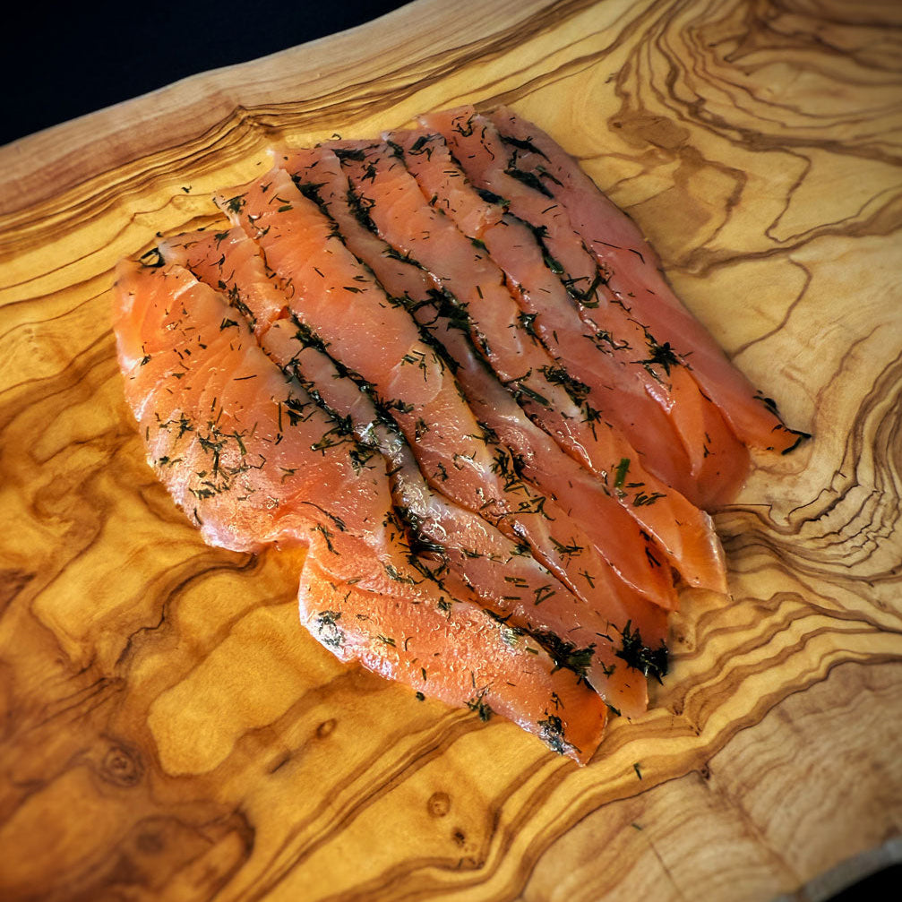Hausgebeizter Schottischer Graved Lachs, Premium Qualität – shrimpshop.ch