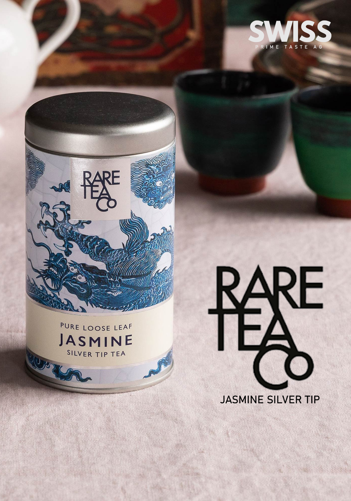 Jasmine Silver Needle – Weißer Jasmintee | 25 g Dose | Feinster chinesischer Weißtee