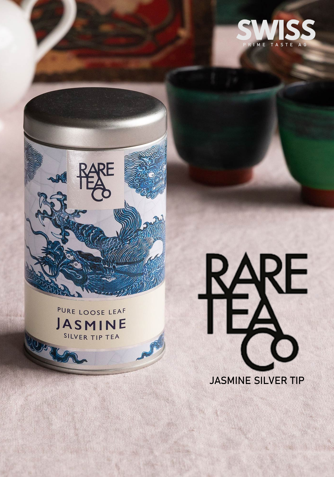 Jasmine Silver Needle – Weisser Jasmintee, 25 g Dose, Feinster chinesischer Weisstee – shrimpshop.ch